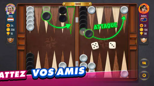Backgammon Plus jeu de Jacquet screenshot