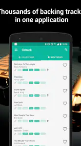 Backing tracks and tabs screenshot
