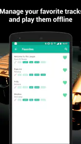 Backing tracks and tabs screenshot