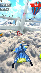 Base Jump Wing Suit Flying screenshot