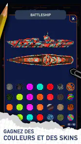 Bataille Navale - Touché-coulé screenshot