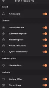 Beaconchain Dashboard screenshot