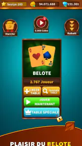 Belote - Rami Online HD screenshot