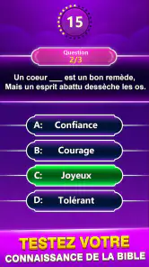Bible Trivia - Quiz de Mots screenshot