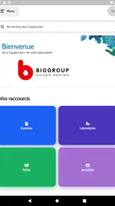 Biogroup screenshot