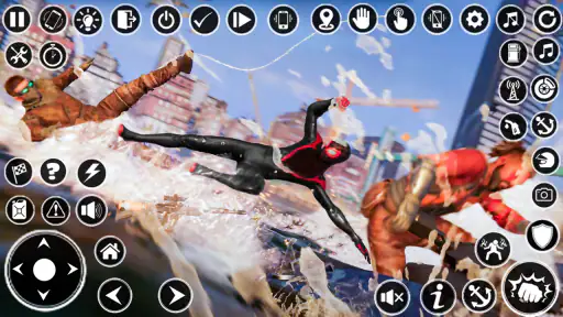 black spider super hero games screenshot