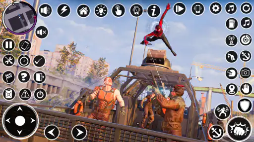 black spider super hero games screenshot