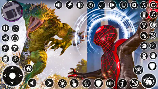 black spider super hero games screenshot
