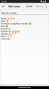 Bloc-notes - notes simples screenshot