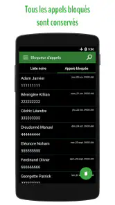 Bloqueur Appels screenshot