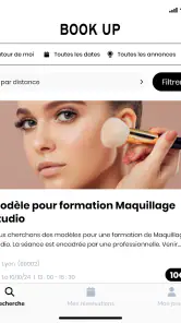 BOOK UP - Réservation modèles screenshot