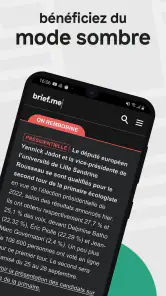 Brief.me : l'actu qui compte screenshot