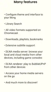 BubbleUPnP UPnP/DLNA Licence screenshot
