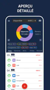 Budget et suivi de dépenses screenshot