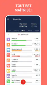 Budget et suivi de dépenses screenshot