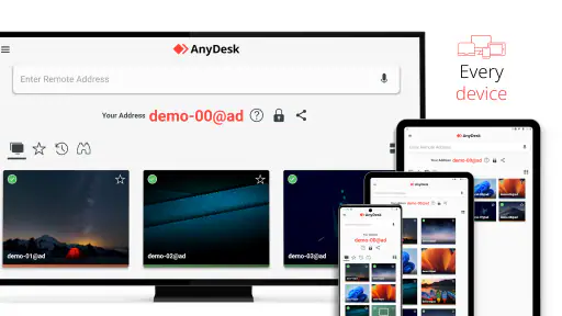 Bureau à distance AnyDesk screenshot