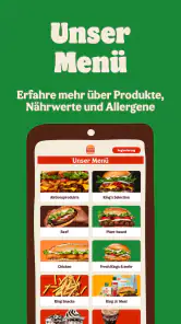 Burger King Deutschland screenshot