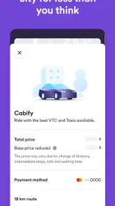 Cabify screenshot