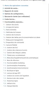 Caisse enregistreuse en ligne screenshot