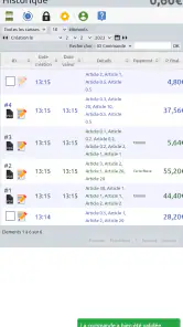 Caisse enregistreuse en ligne screenshot