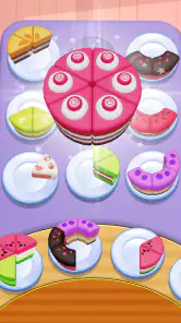 Cake Sort - Trier les gâteaux screenshot