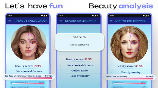 Calculatrice de Beauté screenshot