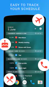 Calendar Widget: Agenda - Beau screenshot