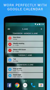 Calendar Widget: Agenda - Beau screenshot