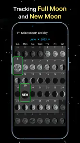 Calendrier des phases de lune screenshot