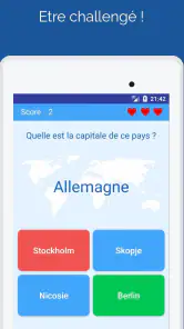 Capitales des pays: Quiz monde screenshot