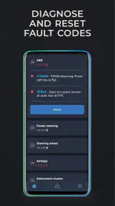 Carista OBD2 screenshot