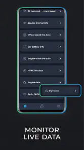 Carista OBD2 screenshot