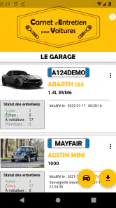Carnet Entretien pour Voitures screenshot