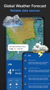 Carte radar météo en direct screenshot