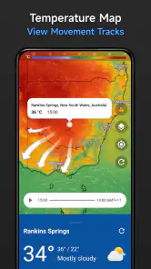 Carte radar météo en direct screenshot