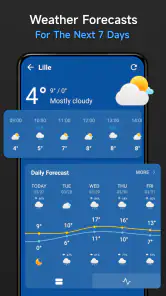 Carte radar météo en direct screenshot