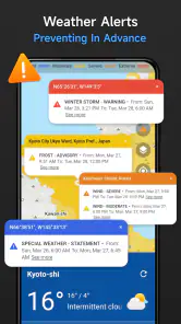 Carte radar météo en direct screenshot