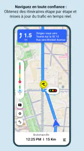 Cartes GPS, navigation, trafic screenshot