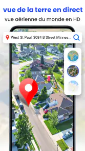 Cartes GPS satellite en direct screenshot