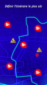 Cartes hors ligne, GPS screenshot