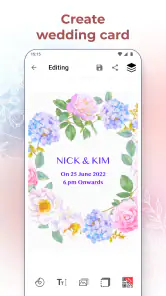 Cartes invitation de mariage screenshot
