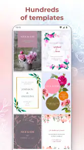 Cartes invitation de mariage screenshot