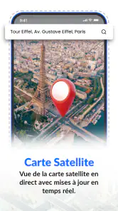 Cartes satellite GPS direct screenshot