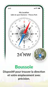 Cartes satellite GPS direct screenshot