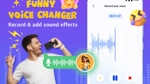 Changeur De Voix IA Avec Effet screenshot