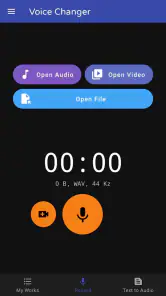Changeur de voix vidéo Pro screenshot