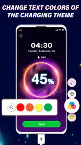 Charge batterie animation 4D screenshot
