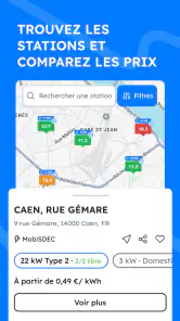 Chargeprice : bornes et prix screenshot