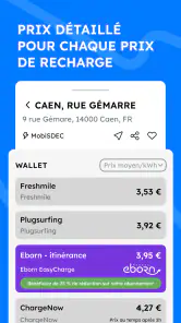 Chargeprice : bornes et prix screenshot