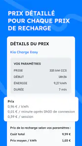 Chargeprice : bornes et prix screenshot